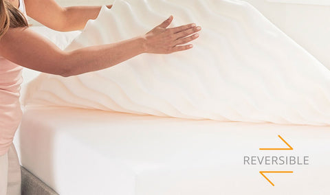 SleepJoy® CopperFresh Wave Foam Mattress Topper